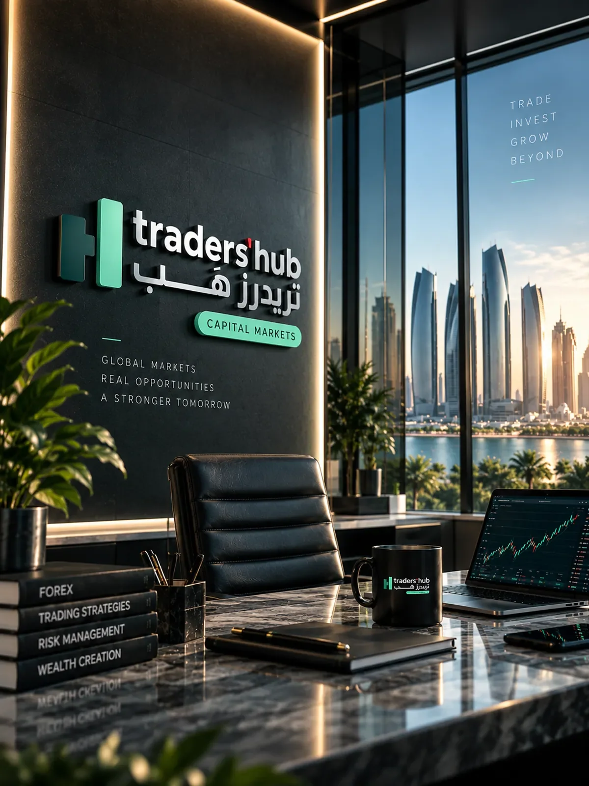 Traders Hub social media and financial content campaign